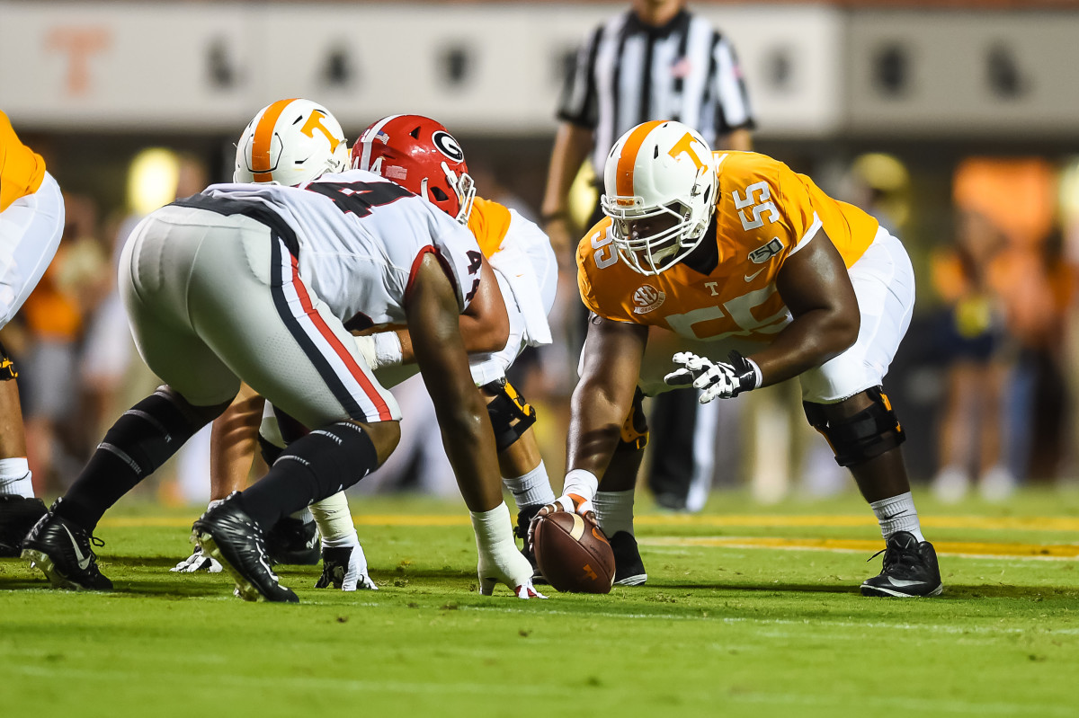 Travon Walker is a versatile defensive end that can play all across the defensive line.